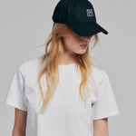 casquette noire logo femme