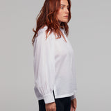 Blouse voile de coton blanche 